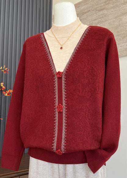 Elegant Beige Hign Neck Thick Patchwork Warm Fleece Knit Top Winter