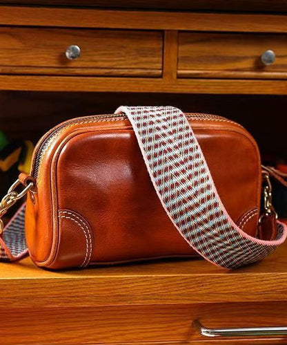 Elegant Brown Solid Durable Faux Leather Messenger Bag