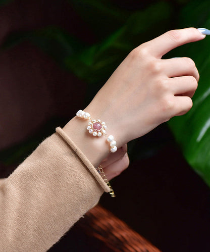 Elegantes Patchwork-Perlenarmband im Originaldesign