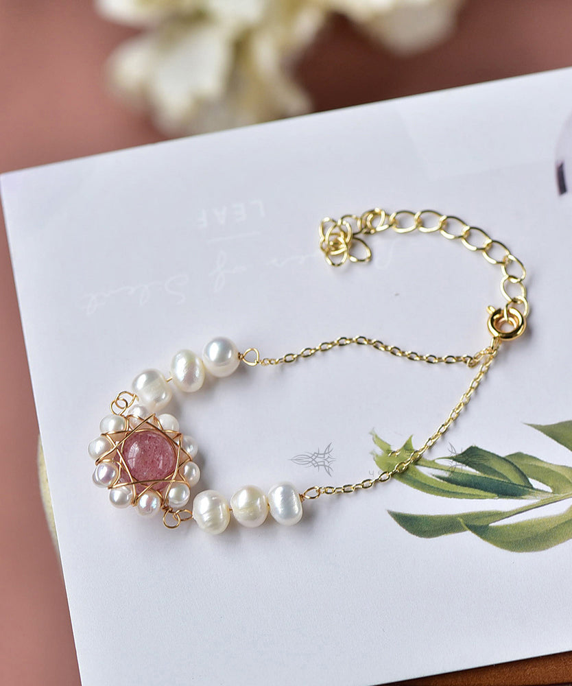 Elegantes Patchwork-Perlenarmband im Originaldesign