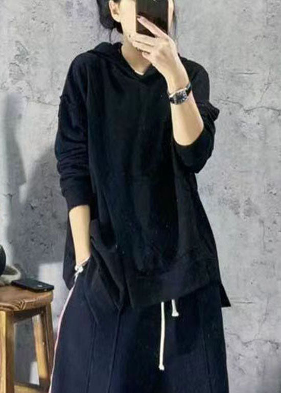 Elegante Gelb asymmetrische design Mit Kapuze Sweatshirts Frühling