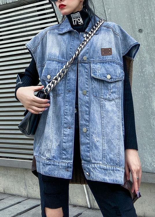 Elegant lapel patchwork spring tops women blouses black Fawn Midi tops - SooLinen