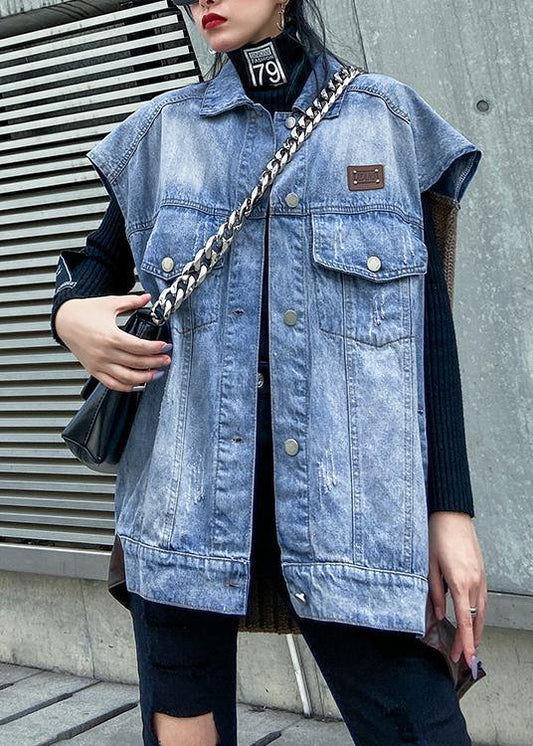 Elegant lapel patchwork spring tops women blouses black Fawn Midi tops - SooLinen