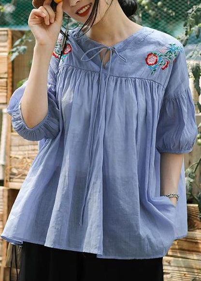 Elegant linen shirts women plus size Women tunic top - SooLinen