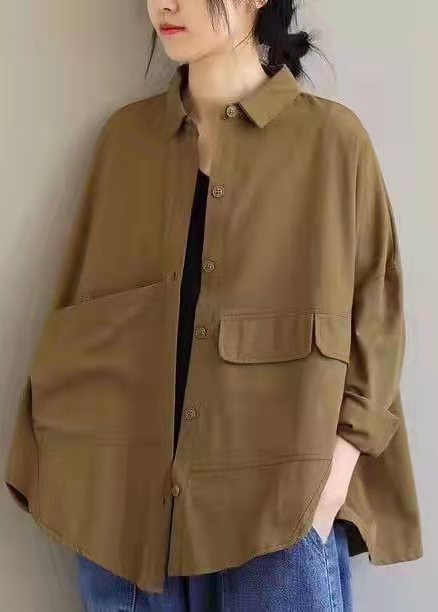 Elegante Rote Bluse Revers Asymmetrische Kurze Shirt Top