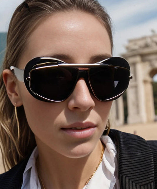 European And American Leopard Punk Style Sunglasses