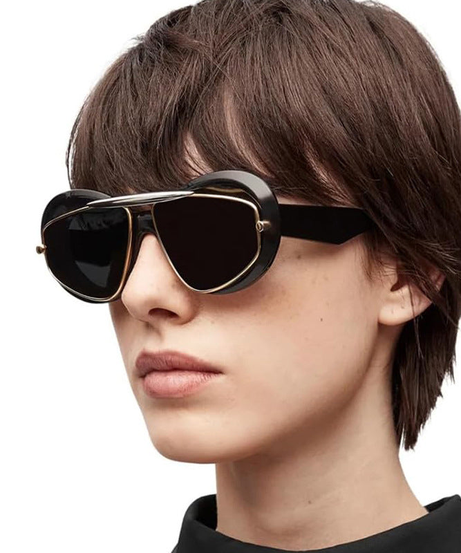 European And American Leopard Punk Style Sunglasses