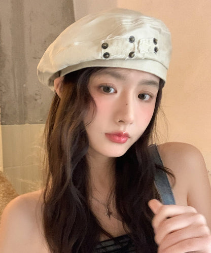 Boina vaquera versátil de moda en beige