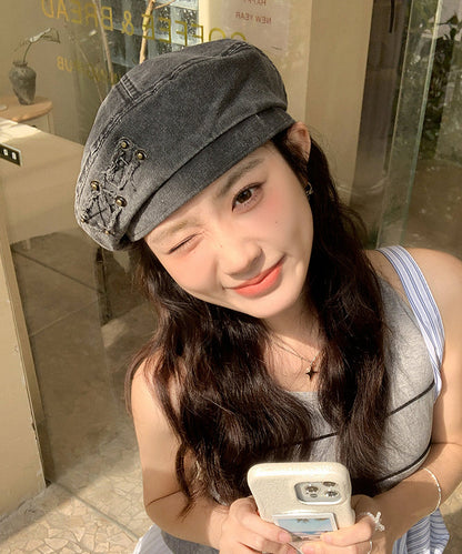 Boina vaquera versátil de moda en beige