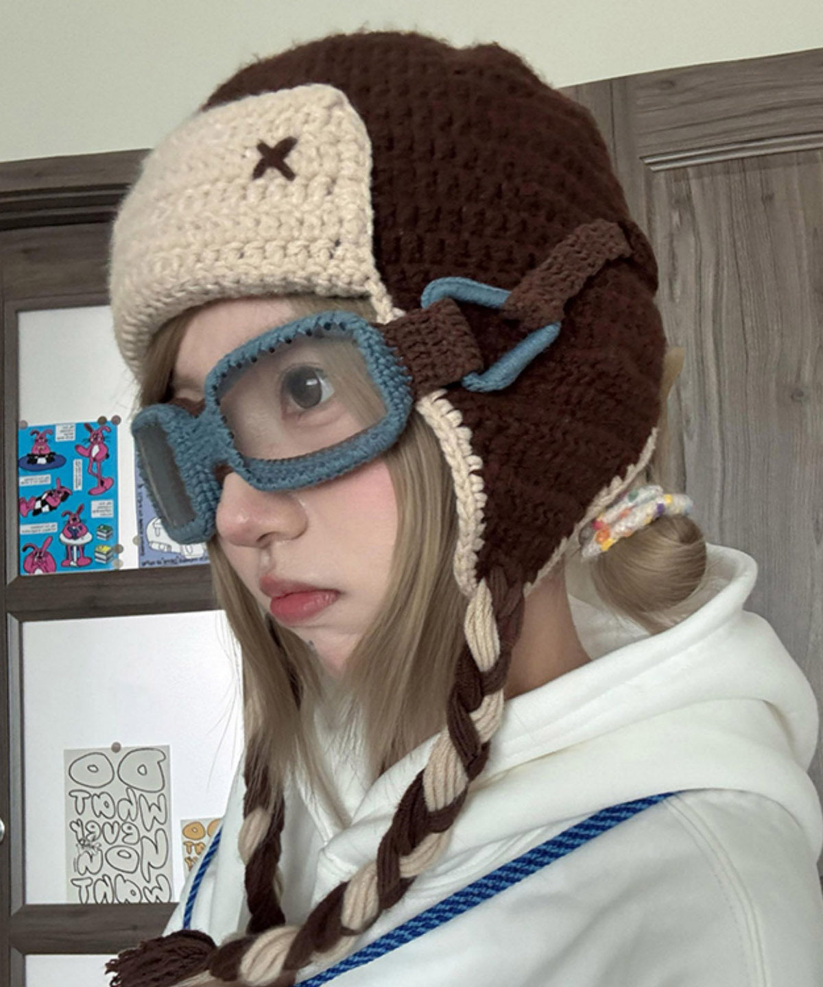 Gorro boonie de punto versátil de Fashion Coffee