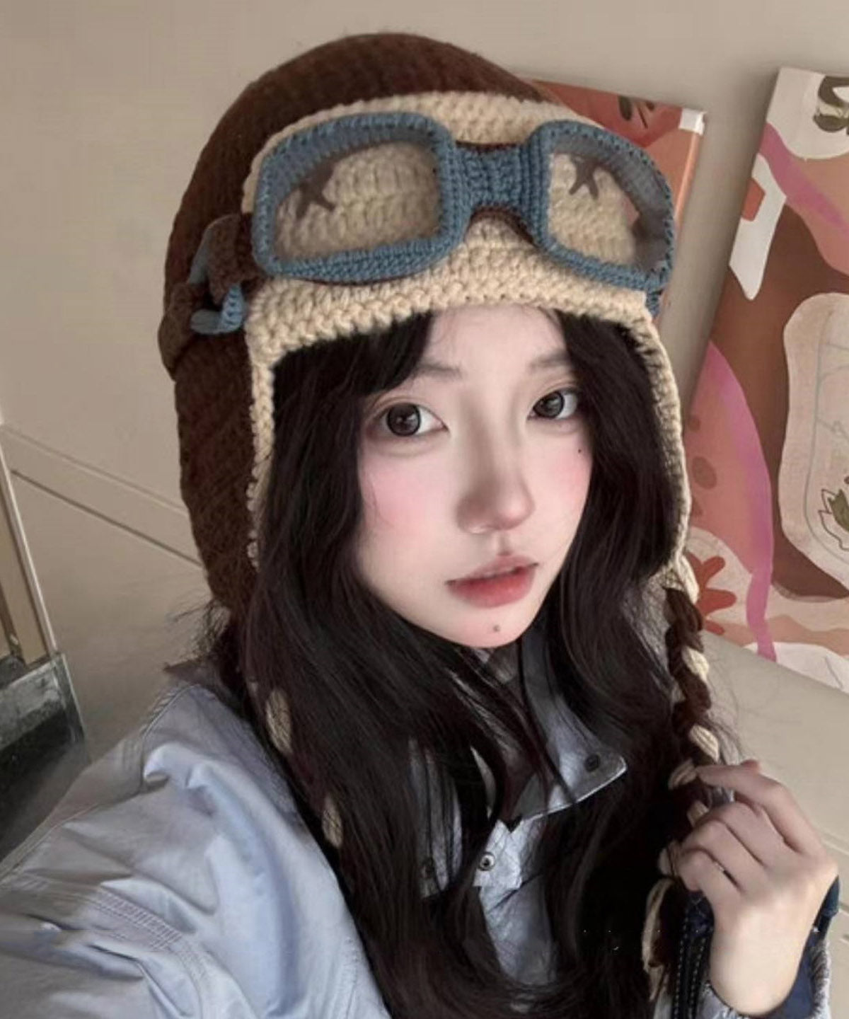 Gorro boonie de punto versátil de Fashion Coffee