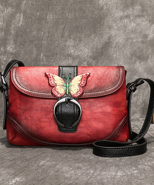 Mode Grün Tier muster Paitings Kalbsleder Satchel Handtasche