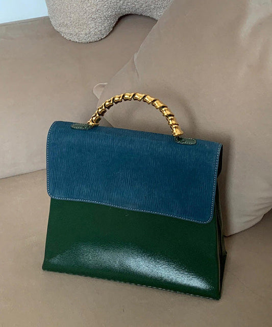 Fashion Green Durable Calf Leather Micro Bag