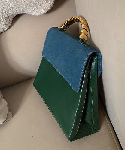 Fashion Green Durable Calf Leather Micro Bag