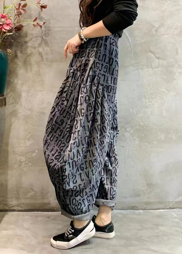 Pantalones de pierna ancha y cintura alta con estampado de leopardo de moda