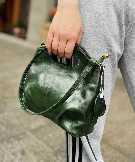 Fashion Solid Durable Versatile Leather CrossBody Tote Handbag