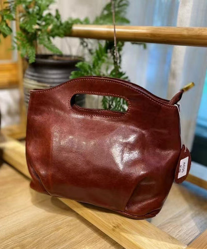 Fashion Solid Durable Versatile Leather CrossBody Tote Handbag