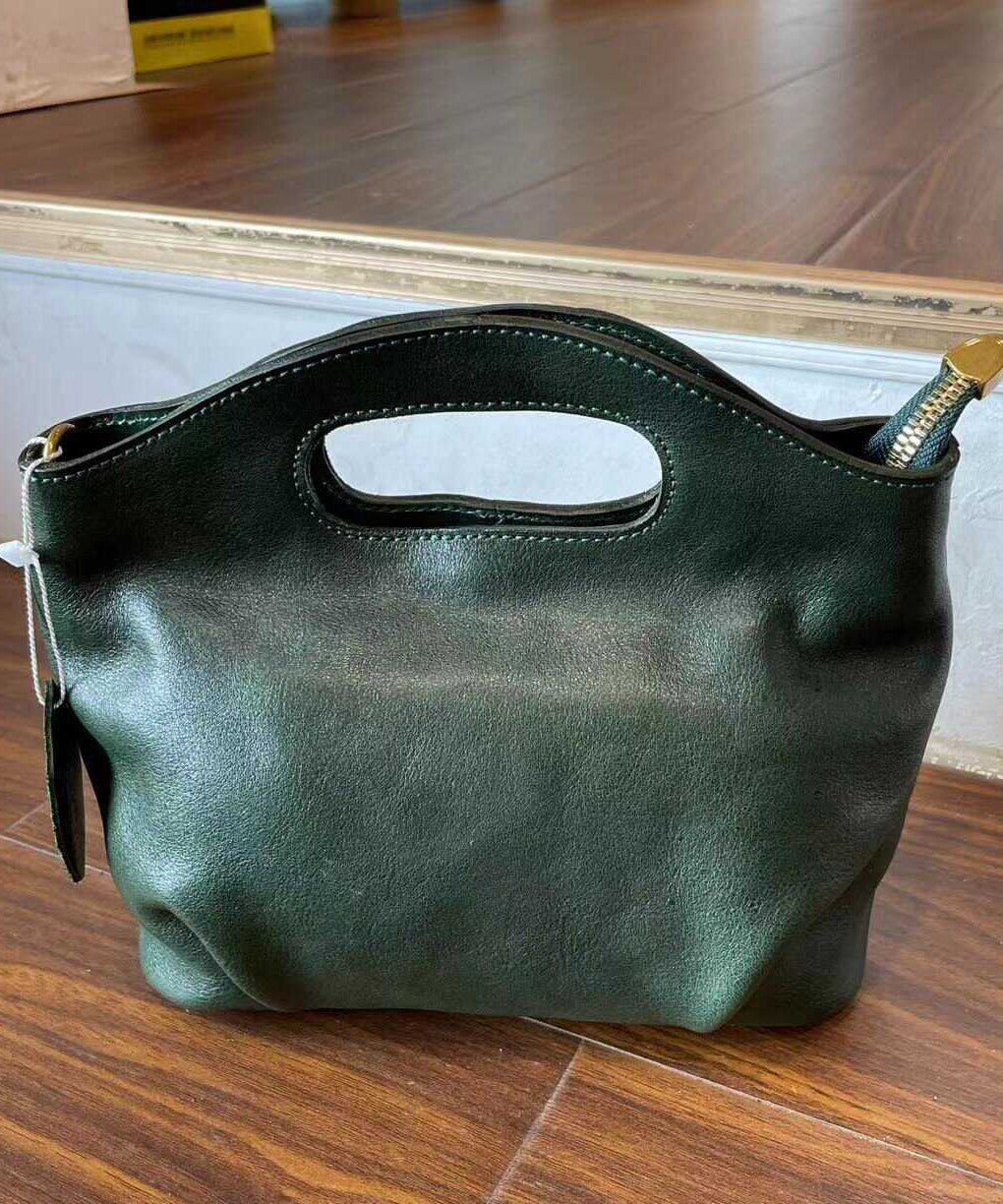 Fashion Solid Durable Versatile Leather CrossBody Tote Handbag