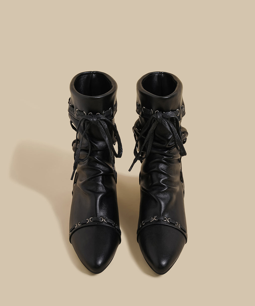 Modische Keilstiefel mit Zierelementen, rosa Wildleder, flauschiges Wollfutter