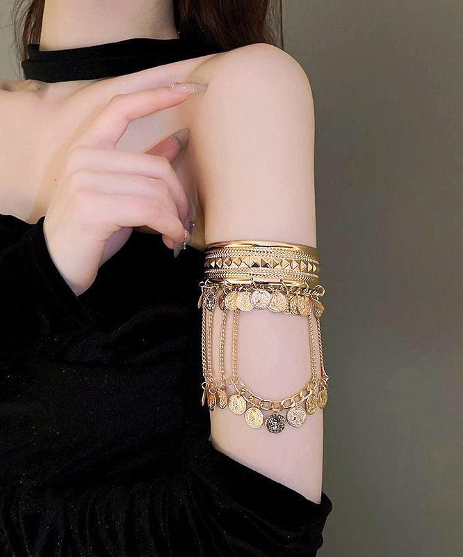 Fashion Star Copper Overgild Tassel Armlet Body Chain