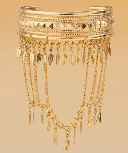 Fashion Star Copper Overgild Tassel Armlet Body Chain