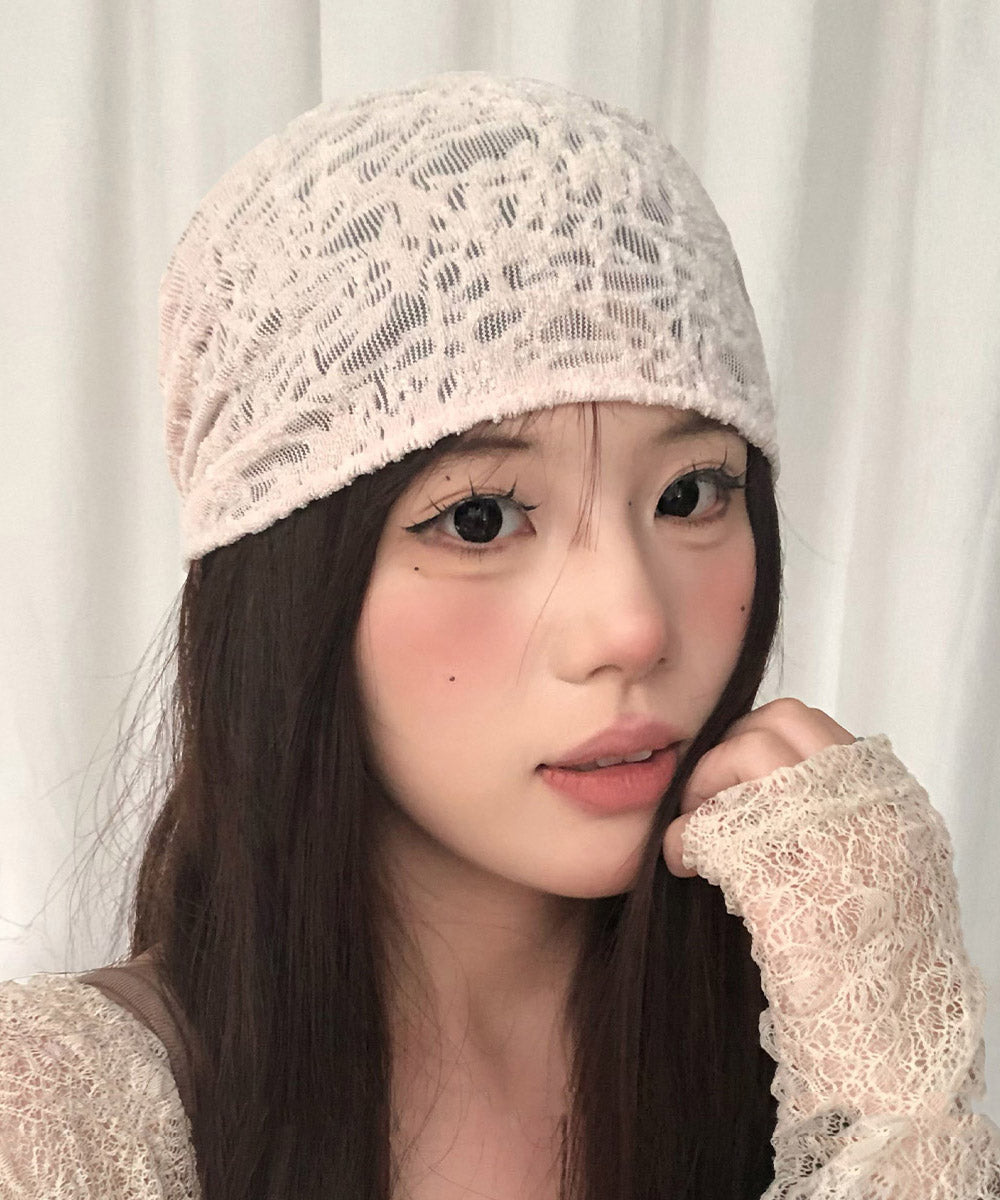 Modisches, vielseitiges grünes Dreieck-Stirnband mit Holzperlen