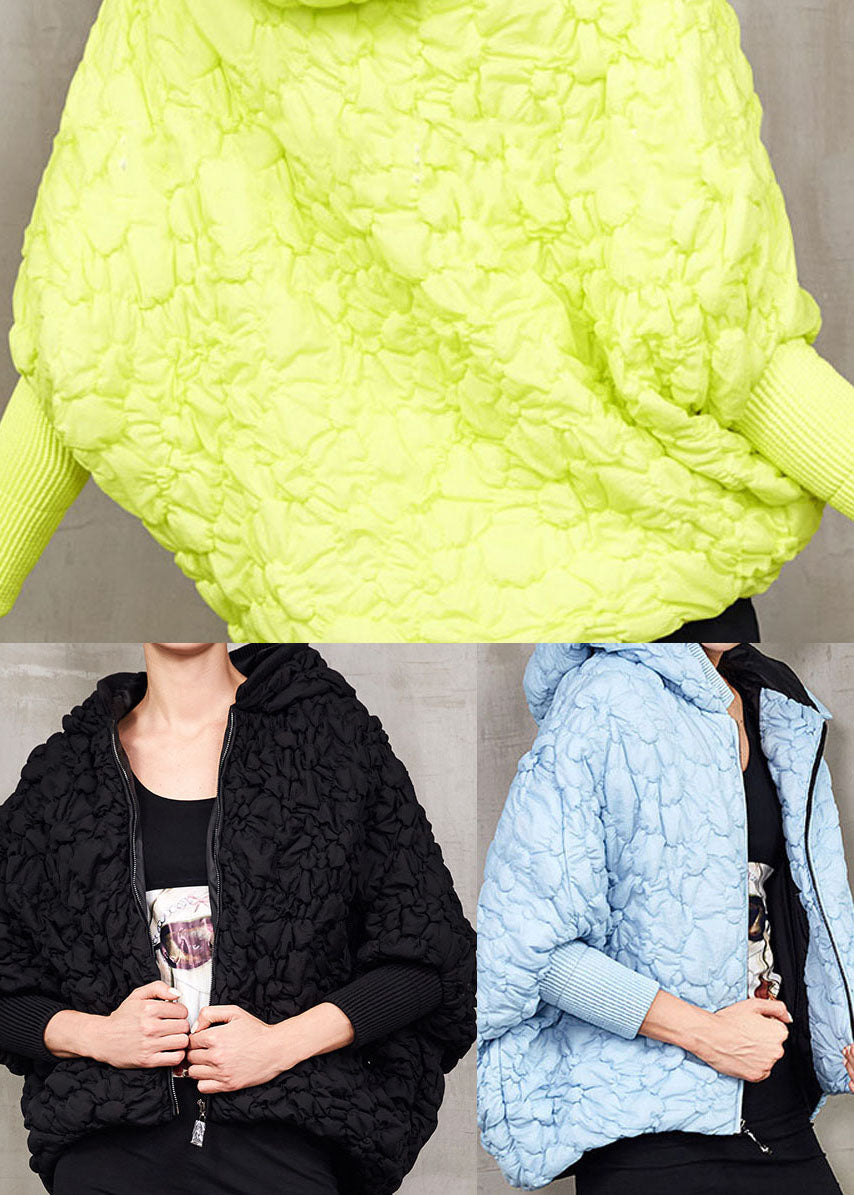 Mode Gelb Zip Up Mantel Ente Unten Winter daunenmantel