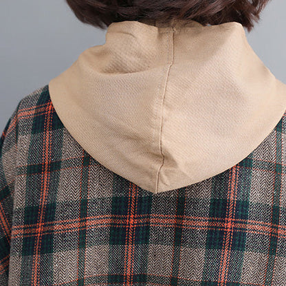 Mode gelb baumwolle outwear übergroßen kapuzen winter jacken patchwork frauen mäntel