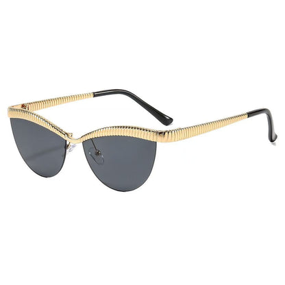 Fashionable New Half Frame Versatile Sunglasses