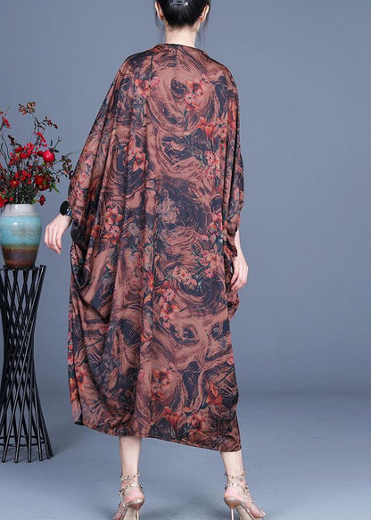 Fashionable Women's Summer Bat Sleeve Large Long Jacket - SooLinen