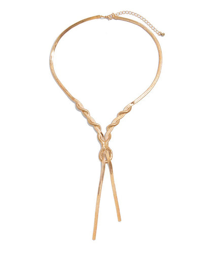 Fine Gold Copper Alloy SerpentinePrincess Necklace