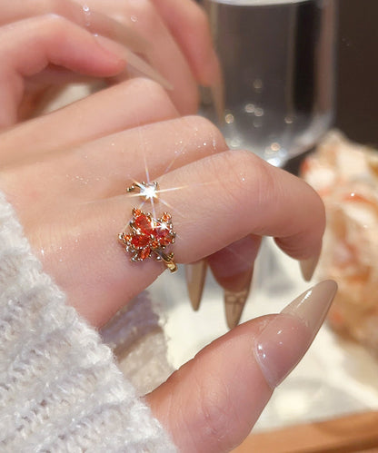 Ringe aus feiner Gold-Kupfer-Legierung mit Zirkonia