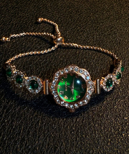 Uhren mit feiner Seidenlegierung, Zirkonia-Edelstein und herausziehbarer Fassung