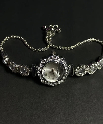 Uhren mit feiner Seidenlegierung, Zirkonia-Edelstein und herausziehbarer Fassung