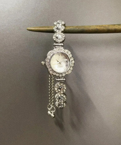 Uhren mit feiner Seidenlegierung, Zirkonia-Edelstein und herausziehbarer Fassung