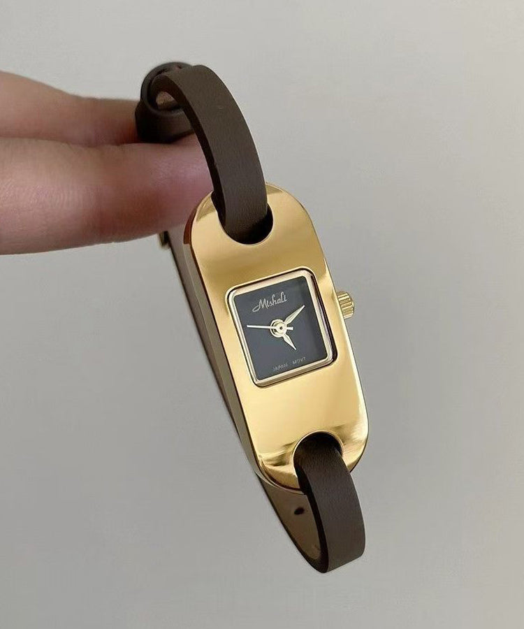 Fine Silk Genuine Leather Alloy Watches