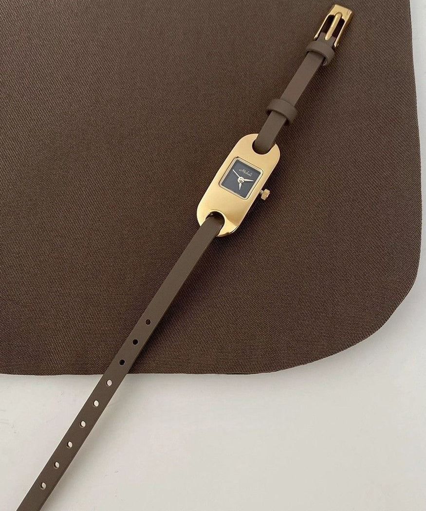 Fine Silk Genuine Leather Alloy Watches