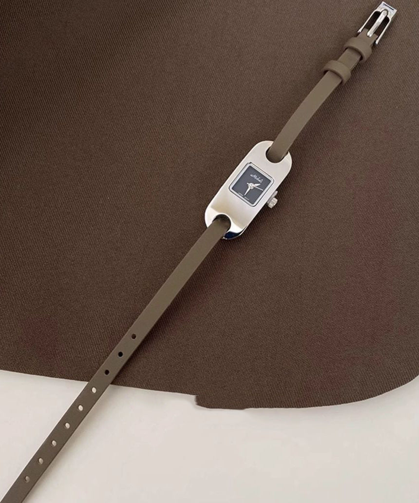 Fine Silk Genuine Leather Alloy Watches