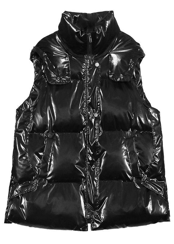 Fine green women parkas plus size winter hooded sleeveless coats - SooLinen