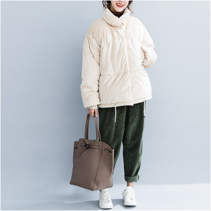 Feine nackte Winterparkas in Übergröße, Stehkragen, Schneejacken, warme, dicke Wintermäntel