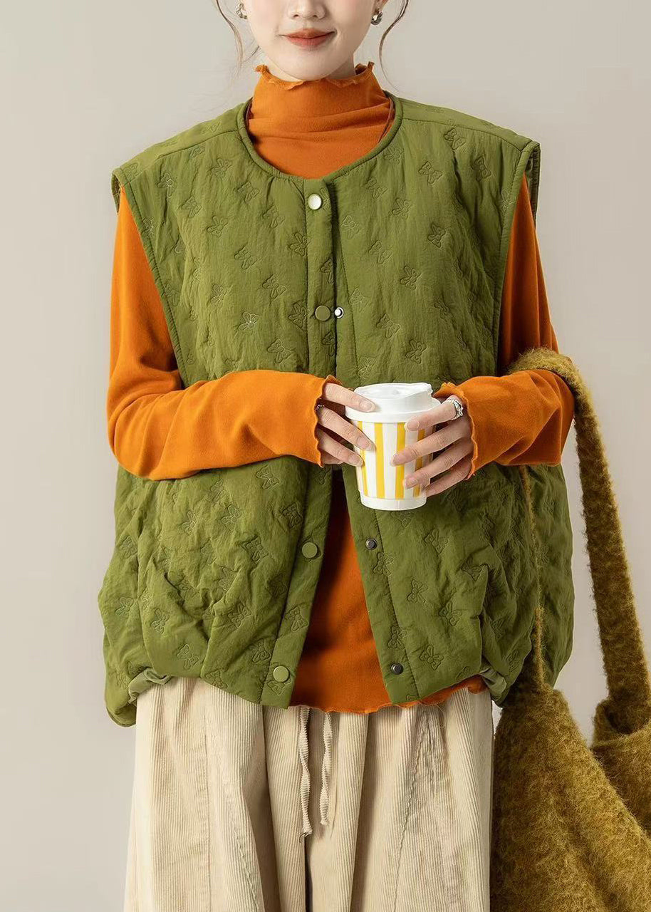 Figurbetontes orangefarbenes Baumwollhemd mit Stehkragen, Frühling