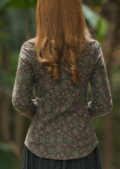 Taillierte schwarze Stehkragen Knopf Druck Mäntel Frühling