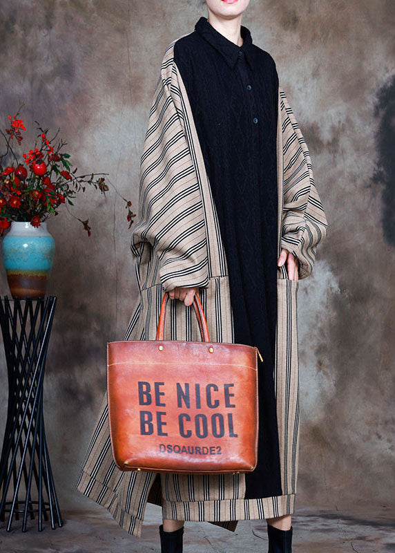 Französisches schwarzes Patchwork-Pulloverkleid mit gestreiften Knöpfen