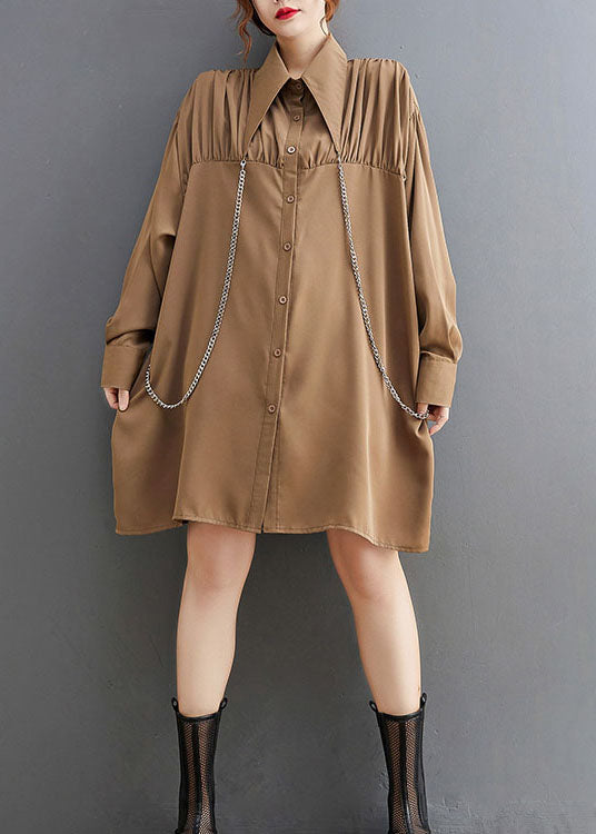 Französische schwarze Peter Pan Kragen Patchwork Shirt Kleider Frühling