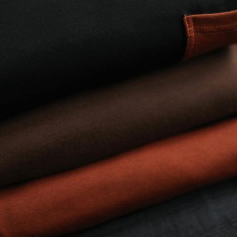 French Patchwork cotton Spring Long Shirts Work Outfits Black blouses - SooLinen