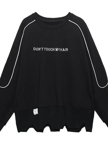 French White Patchwork Embroideried Shirt Tops Long sleeve Spring - SooLinen