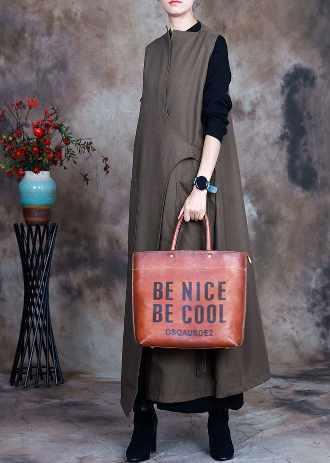 Französische Armee Grüne Weste mit Peter-Pan-Kragen und Taillenbund