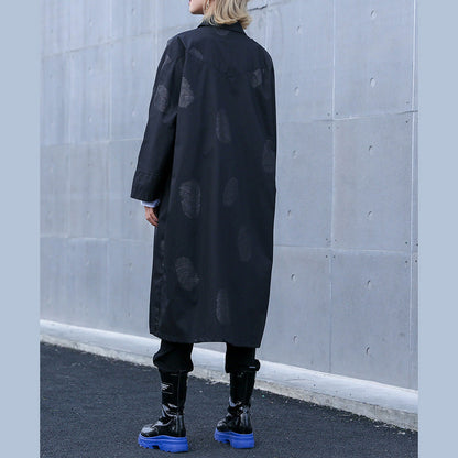 Französische weiße Baumwollkleidung mit Aufdruck Damen Feine Nähtaschen Midihemd Kleider