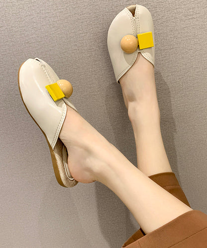 Grüne, lässige, vielseitige, weiche Spleiß-Sandalen