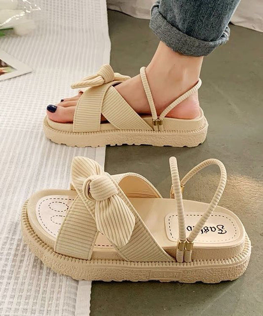Grüne Plattform Frauen Stilvolle Splicing Slide Sandalen Peep Toe